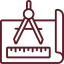 Technical Drawing Icon