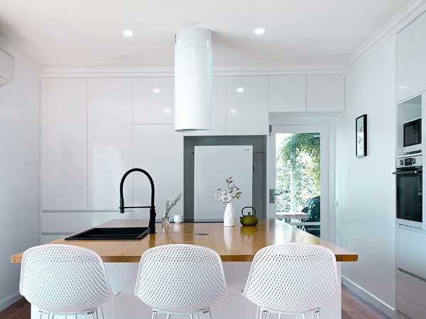 Kitchen Solutions - Galley Kitchen with Solid Timber Benchtop