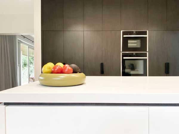 Modern Galley Kitchen with Breakfast Bar in Glen Waverley