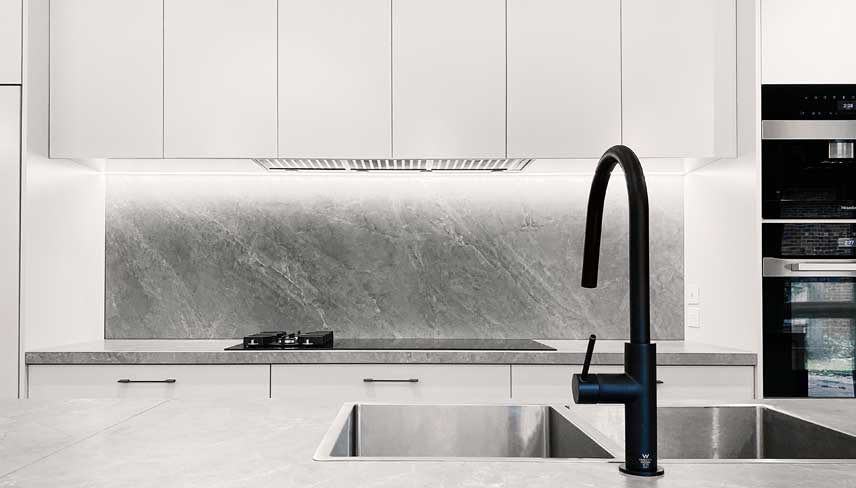 Contemporary White Kitchen Style in Surrey Hills