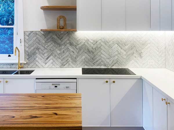 Contemporary White Kitchen Style - Yarra Thumb