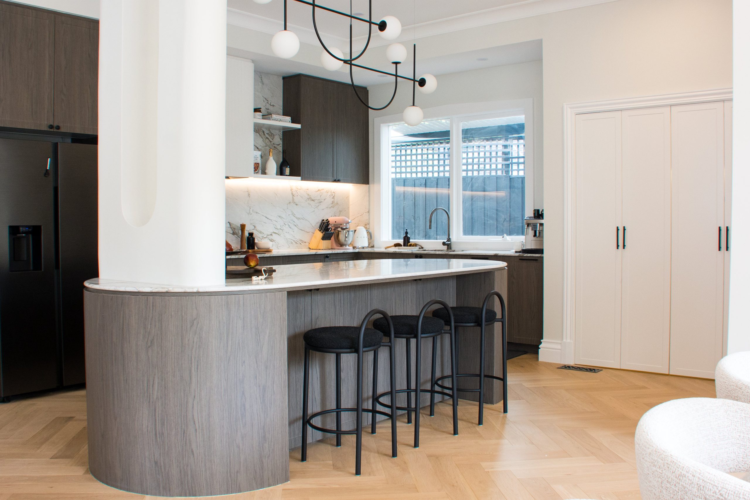 HERO-Mona-Surrey Hills-Kitchen 1-7 Modern Melbourne kitchen with island bench, integrated appliances and custom cabinetry